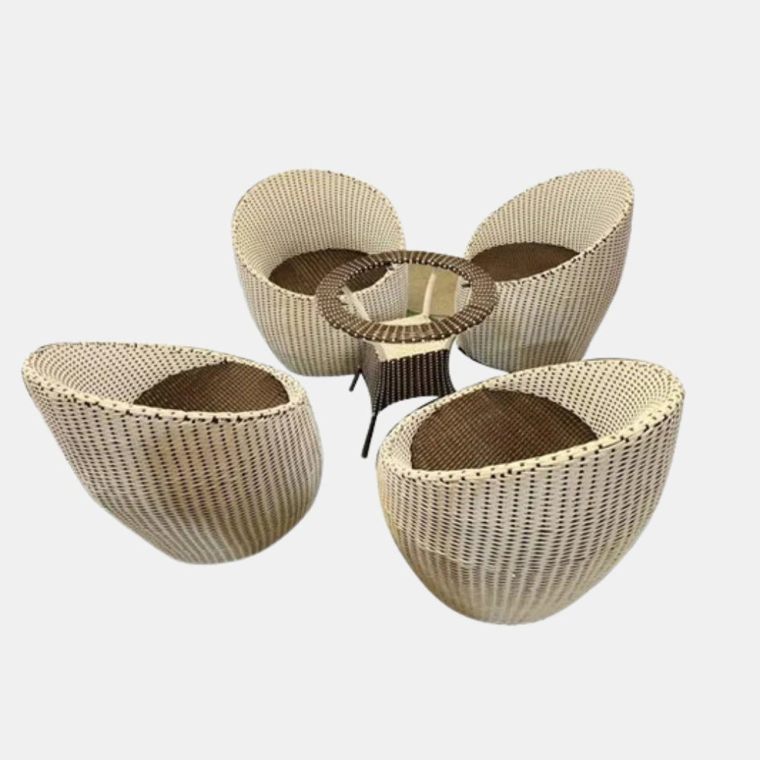 Designer 4 Seater Wicker Furniture Set