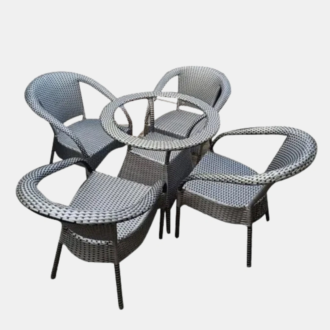 Modern 4 Seater Wicker Furniture Set